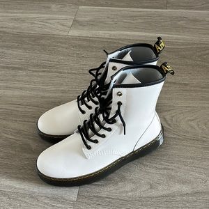 Dr. Martens White Boots Size US 9